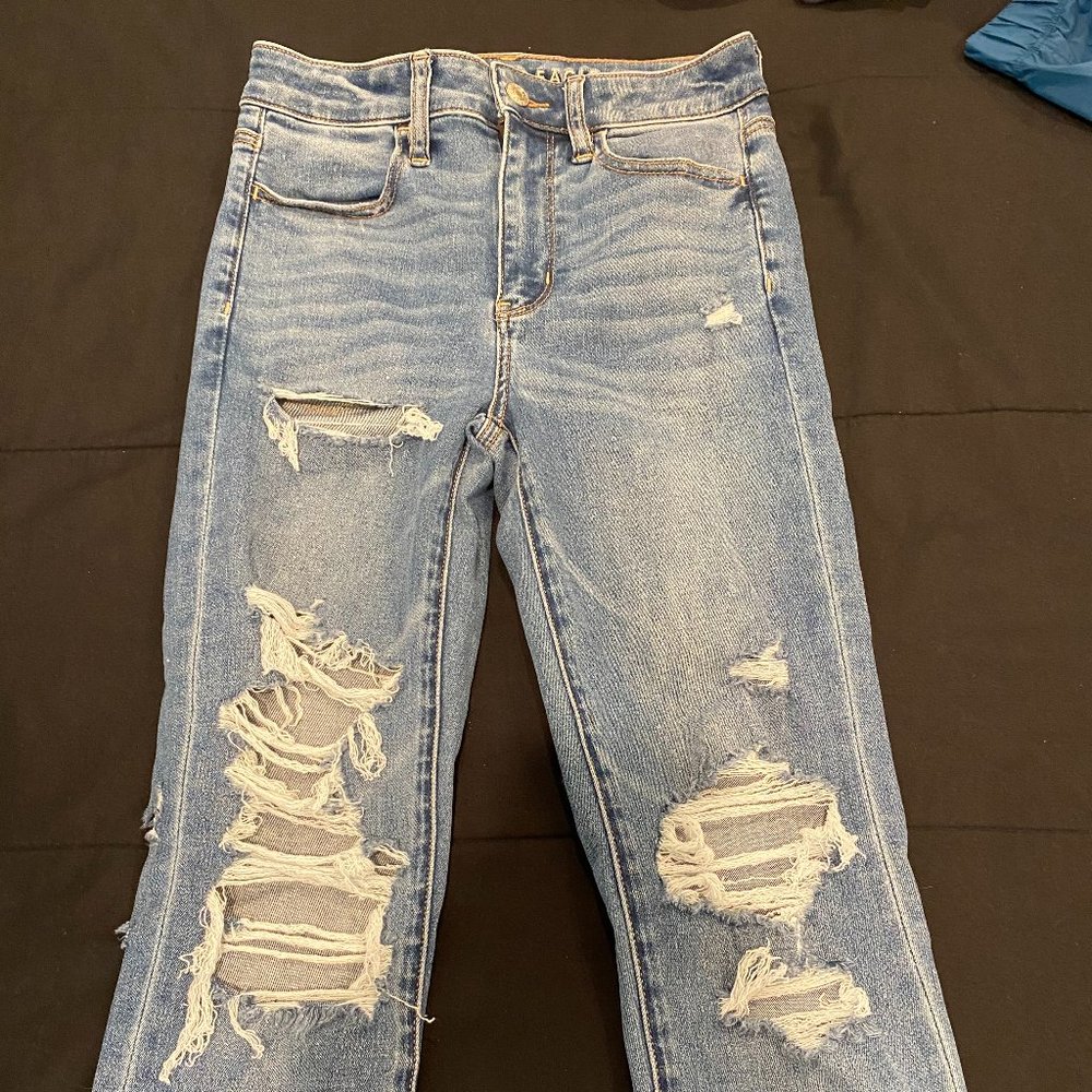 American Eagle Ripped Skinny Jeans